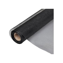 Mosquito Net Fabric, Sold by the Metre, Mosquito Net, Door and Window, Fly Screen, Fabric Fibreglass, Grey, White, Black, Choice of Sizes (120 x 250 cm, Black)