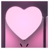 Cute Night Lights, Heart Shape Nursery Nightlight with Light Sensors,