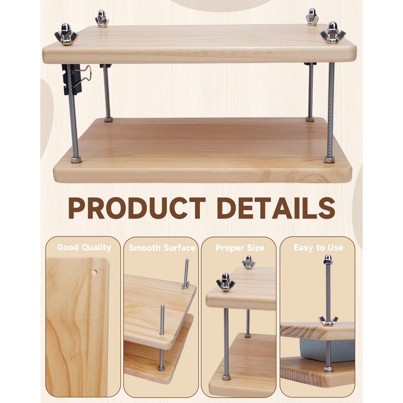 eZAKKA Book Binding Kits, Book Press 11.6 x 7.6 Inch