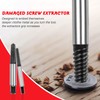 JMMRRR Broken Water Pipe Extractor 8pcs, Broken Water Pipe Screw