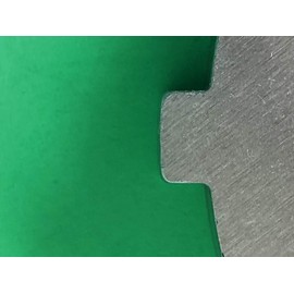 MEASURE FIRST. #12 X 1/8 Fine Grind Meat Grinder Disc Plate WITH TWO TABS For STX Turboforce Megaforce 3000 MEASURE. MEASURE. MEASURE. 2 3/4" diameter. NO RETURNS ON THIS ITEM