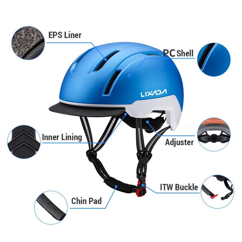 Breathable Shockproof Bicycle Helmet 12 Ventilation Holes Hard Shell Bike