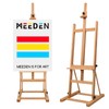 MEEDEN Art Painting Easel - Solid Beechwood H-Frame Studio Easel