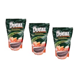 Ducal Refried Black Beans 14.1oz / 400grs Frijoles Negros Volteados (3 Pack)
