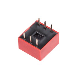 sourcing map 5 Pcs Red DIP Switch 1 2 3 Positions 2.54mm Pitch for Circuit Breadboards PCB