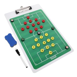 KOMBIUDA Soccer Match Board Football Competition Accessory Magnetic Coaching Tactical Board