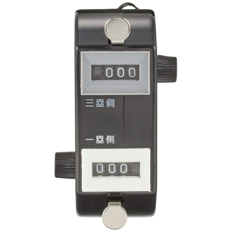 ZETT BL2236 Baseball Pitch Counter, Throw Counter, Black