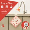 Eulnars 8 Pack Christmas Swedish Dishcloths for Kitchen, Non-Scratch Reusable