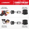 YAMATIC Pressure Washer Adapter Set, M22-14mm to 3/8" Quick Connector