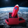 womebede Scatola regalo per denaro a forma di razzo in