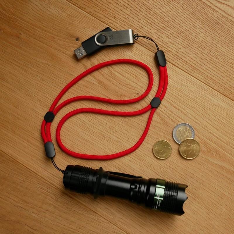 trage.band® Textile Carrying Straps, Long and Short, red