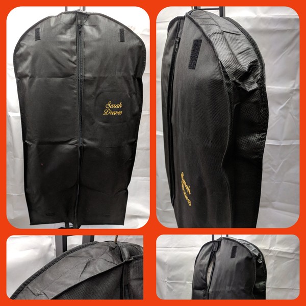 Tuva Breathable Fur Coat & Suit/Dress Garment Bag, 60" Black, with Handles Tuva Inc.