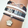 HHHbeauty Pet Dog Mom Paw Bracelet Dog Bracelet Dog Memorial