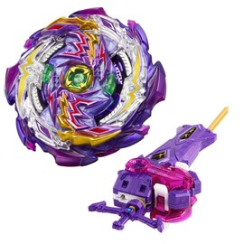 Netoke Gyro Burst Spinning Top Set, 4D Metal Fusion Fight Spinning Top, with Battling B-200 Holy Sword Launcher LR Gift Set, Models: B-177