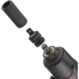 2 PCS 1/2 to 3/8 Socket Adapter, 3/8 to 1/2 Adapter, Impact Socket Set, 3/8 Impact Socket Set, Impact Driver Socket Adapter, 1/2" 3/8" Impact Driver Conversions for Wrenches