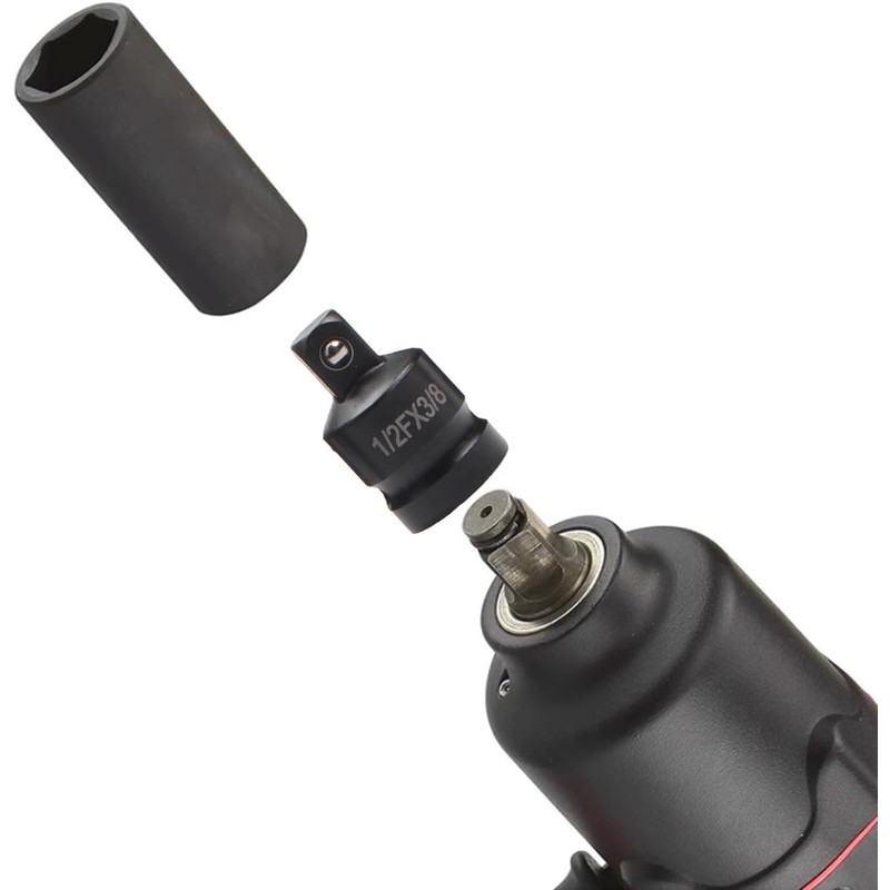 2 PCS 1/2 to 3/8 Socket Adapter, 3/8 to 1/2