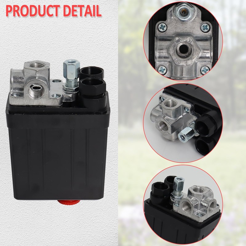 Wadoy Central Pneumatic Air Compressor Pressure Switch Control Valve Upgraded