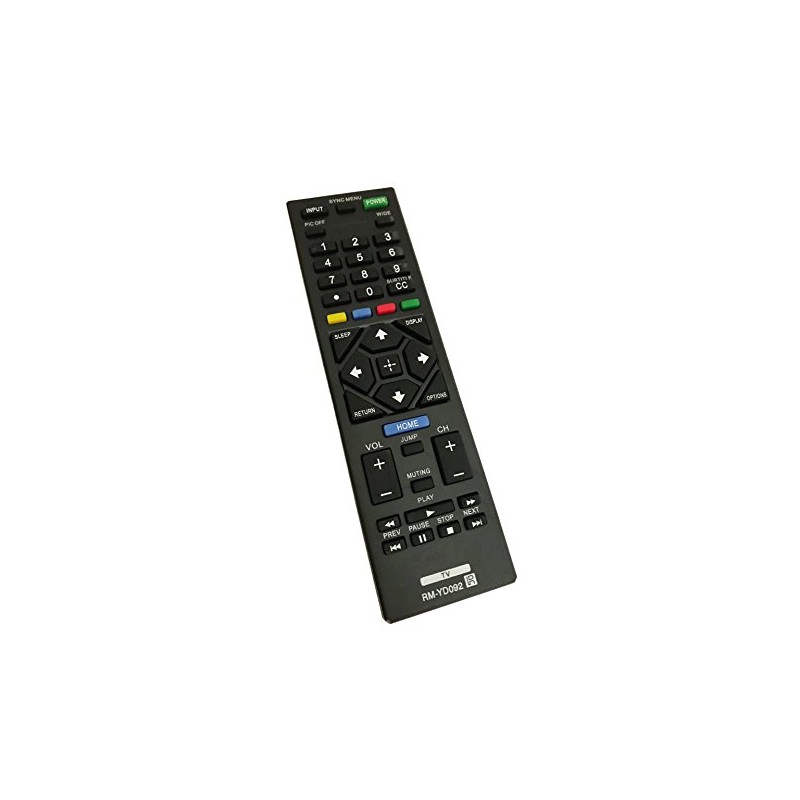 RM-YD092 Replacement Remote Controller for KDL-40R450A KDL-50R450A Sony LED HDTV