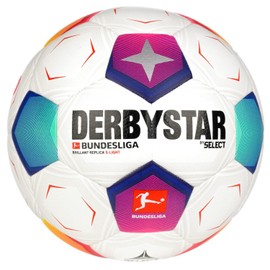 Derbystar Unisex - Adult Bundesliga Brilliant Replica S Football, Multicoloured, 5