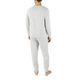 Eddie Bauer NWT Eddie Bauer Mens 2-Piece Lounge Set Top & Jogger Pants (Light Gray) Medium