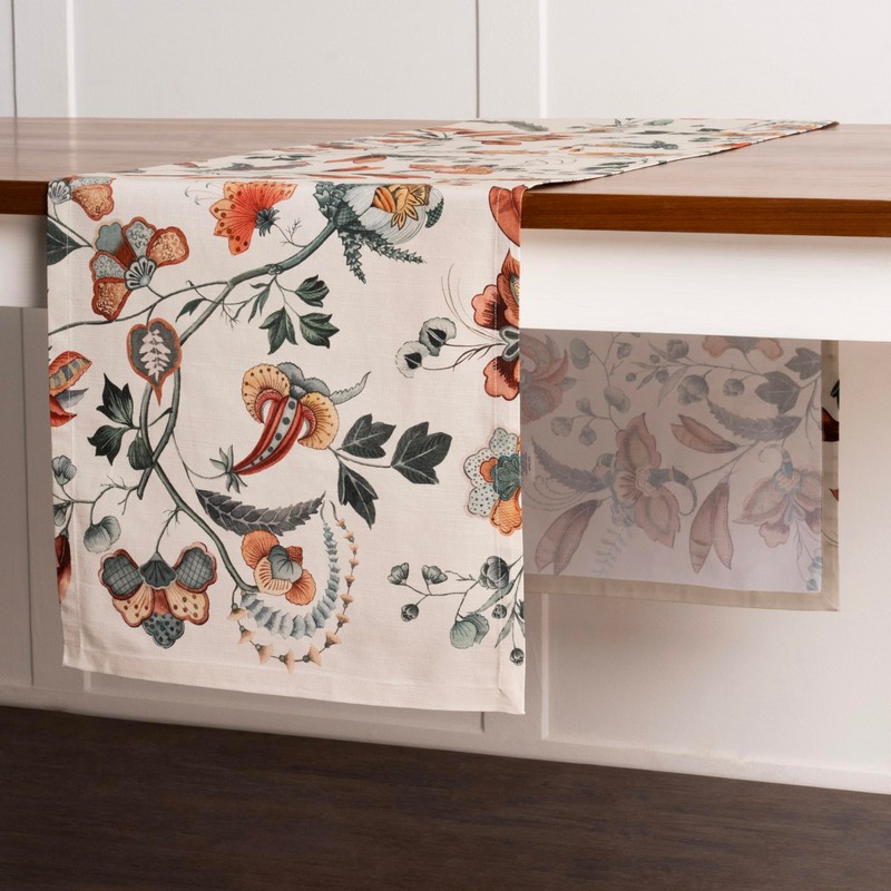 Maison d' Hermine Tablerunner 100% Cotton Table Runner Decorative Washable