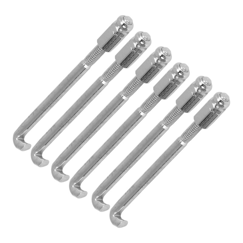 24PCS Banjo Bracket Hook Silver Metal Wear Resistant Banjo Hooks