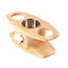 Outdoor Wine Table Portable Wine Picnic Table Wooden Wine Holder