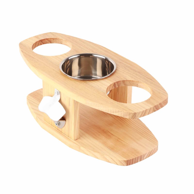 Outdoor Wine Table Portable Wine Picnic Table Wooden Wine Holder