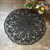 MINDPLUS Cotton Hand Crochet Doilies Lace Crocheted Tablecloth Doilies Placemat