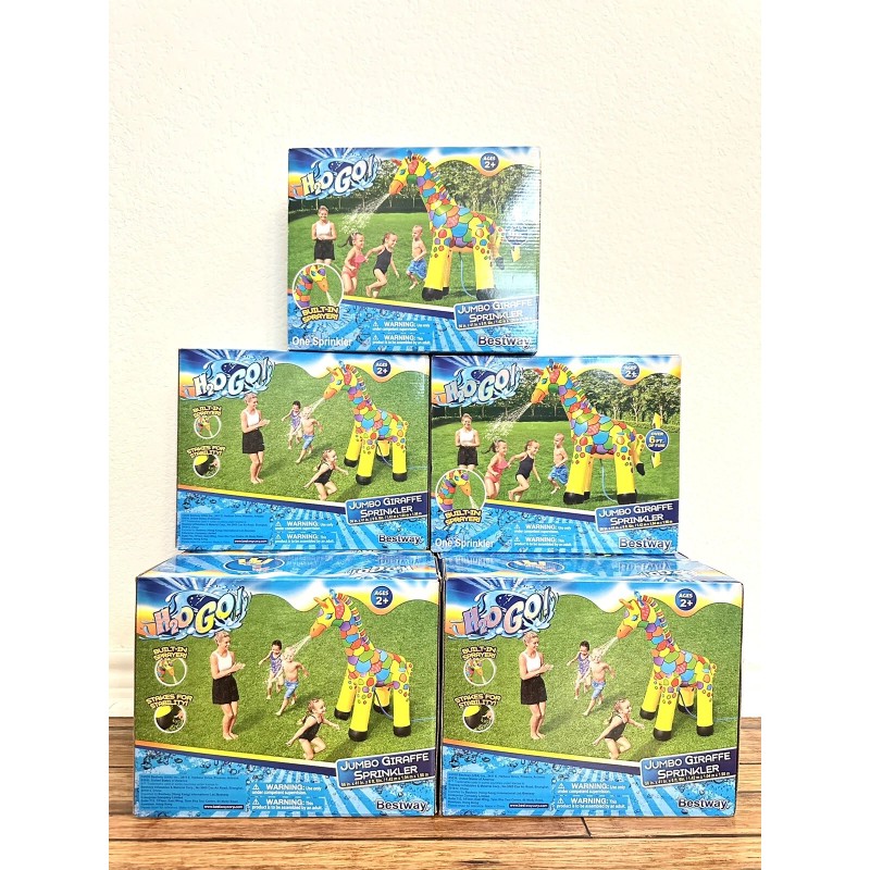 H20GO! 🔥NEW🔥Giraffe Fun: H2OGO! Jumbo Sprinkler for Wild Water Play!