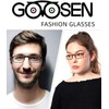GOOSEN 3-Pack Reading Glasses for Women Men, Keychain Bags Compact
