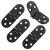 AUXBC Heavy Duty Folding Table Hinges(3.1 x 1.15inch), Zinc Alloy