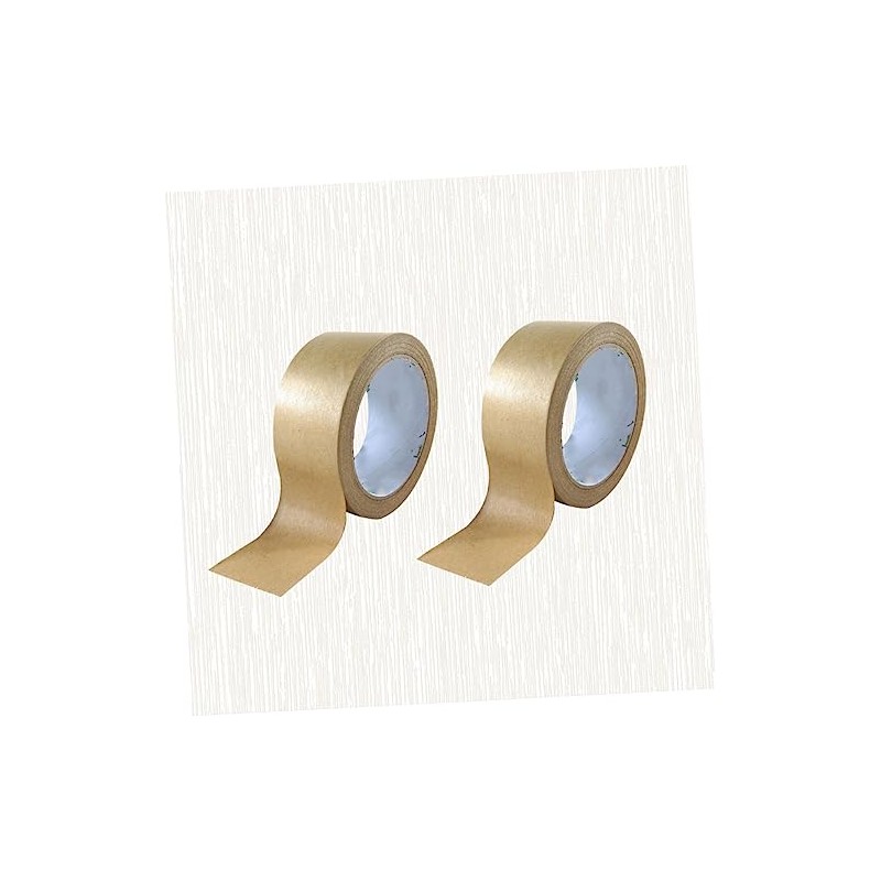 2rollos Cinta De Papel Kraft Decorativa Resistente Al Agua Para