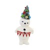 Bethany Lowe Retro Merry Snowman with Tree Small