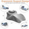 Wedge Intimacy Pillow for Couples Memory Foam Lift Pillow, Grey