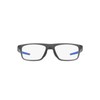 Oakley Men's OX8127 Pommel Rectangular Prescription Eyeglass Frames, Satin Grey