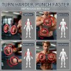 50 Lbs Max Resistance Chest Expander with Detachable BandsColour: Black
