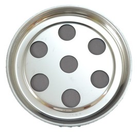 isoraito Made/Wheels (small, Tabletop) Exclusive Stainless Steel Perforated Plate (火皿)