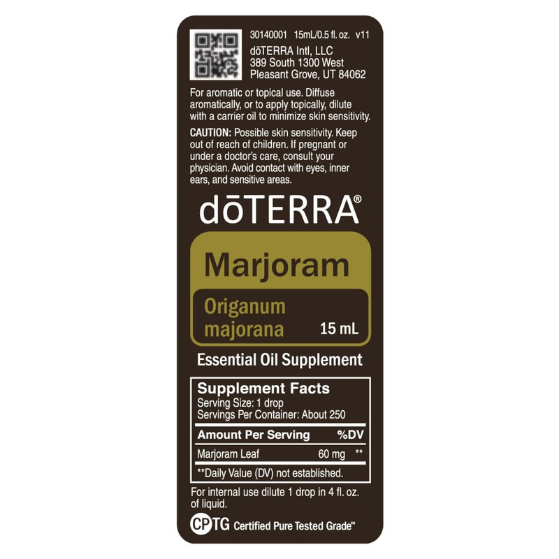 doTERRA - Marjoram Essential Oil - 15 mL