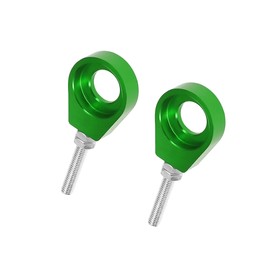 Motoforti 2pcs 15mm Dia Hole Chain Axle Adjuster Replacement for Motorbike Long-lasting