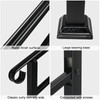 VINGLI Handrails for Outdoor Steps, Stair Handrail Fits 1 to