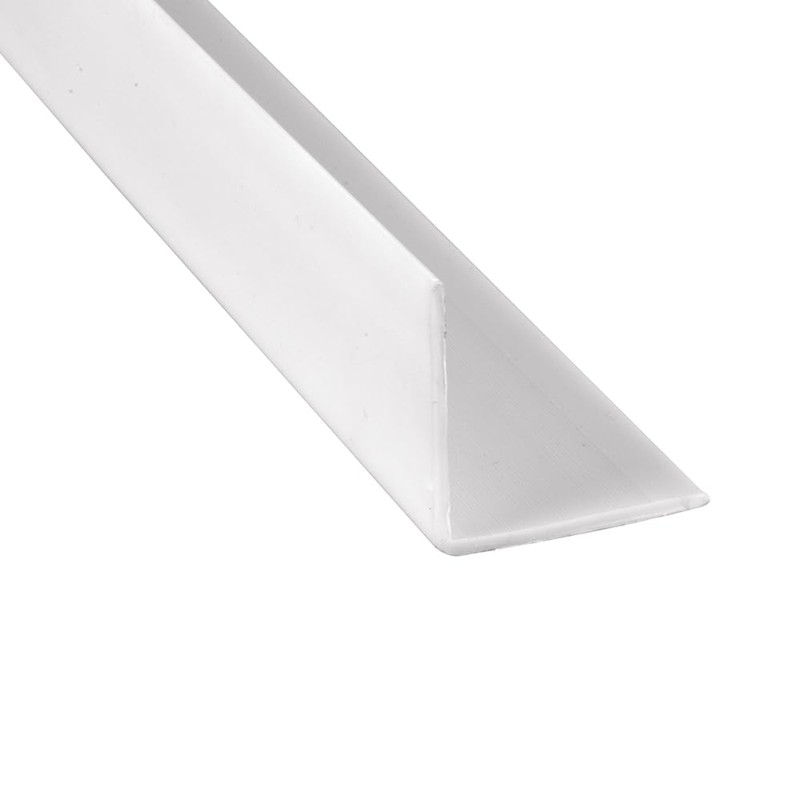 Prime-Line MP10069 Vinyl Corner Shield, White – 2-3/8” x 48”