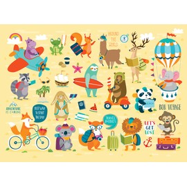 Chuckle & Roar - Adventure Awaits Puzzle - Engaging and Educational Puzzles for Kids - Larger Pieces Designed for Preschool Hands - 100 PC Jigsaw Puzzle