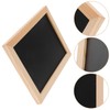 ULTNICE Wooden Chalkboard Double-Sided Message Board with Hanging String for
