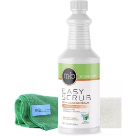 Stone Pro BUNDLE Mb Stone Care Easy Scrub + Microfiber + White Scrub