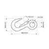 aiai Stainless Snap Hook 15-510 X2