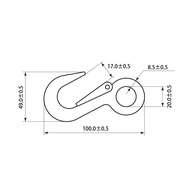aiai Stainless Snap Hook 15-510 X2