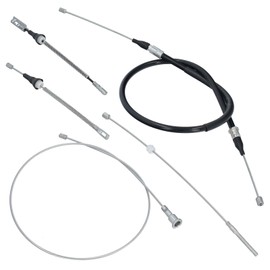 GEPCO 5-Piece Complete Set Handbrake Cables Parking Brake Cable Cable Compatible with Opel Corsa C