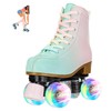 jessie Roller Skates Women and Girl, PU Leather Light up