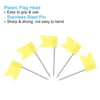 PATIKIL Flag Map Push Pins, 50 Pcs 1 Inch Travel
